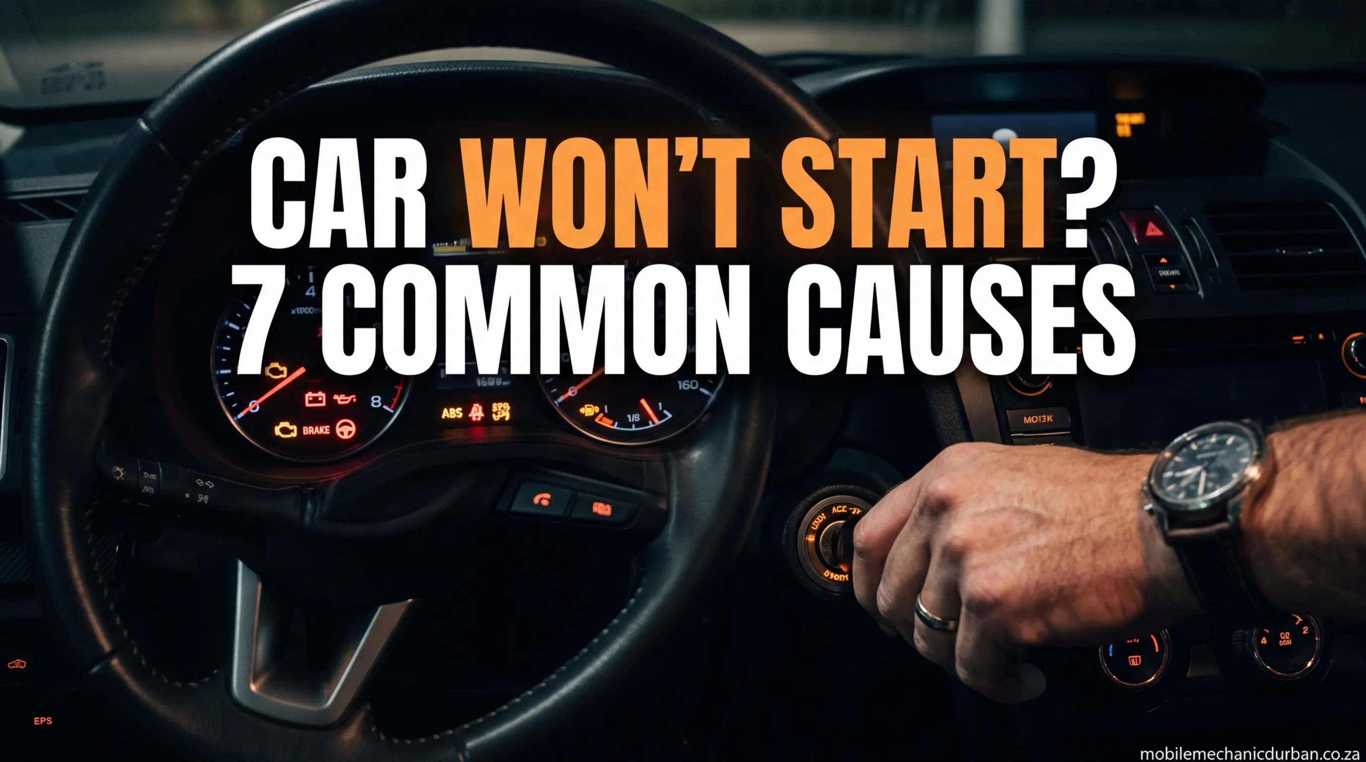 Car Won't Start? 7 Common Causes & Quick Fixes