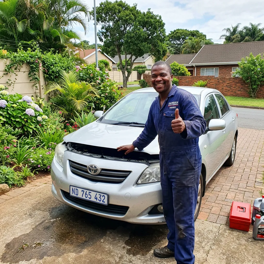 Completed mobile mechanic service in Durban